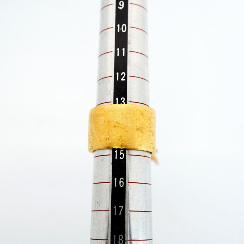 【6jfb0313】シャネル リング ココマーク バンビ GPメッキ ラインストーン ゴールド ブラック 14.5号【中古】レディース