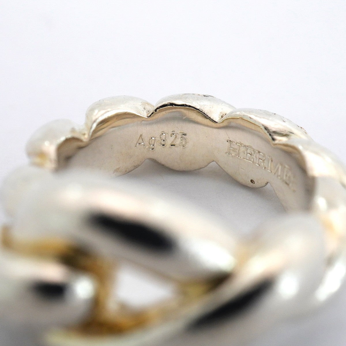 【6jfb0315】エルメス リング トルサード シルバー925 ＃52【中古】レディース