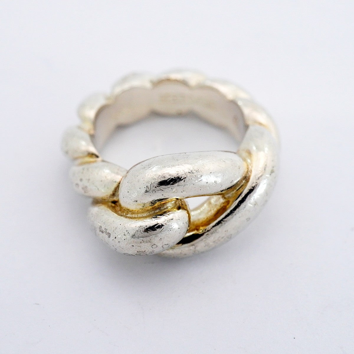 【6jfb0315】エルメス リング トルサード シルバー925 ＃52【中古】レディース