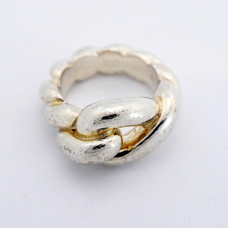 【6jfb0315】エルメス リング トルサード シルバー925 ＃52【中古】レディース