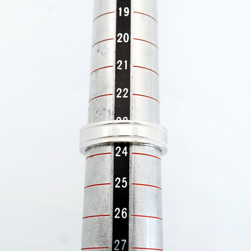 【6jfb0316】ティファニー リング トゥギャザーミルグレイン Pt950 プラチナ 23.5号【中古】メンズ