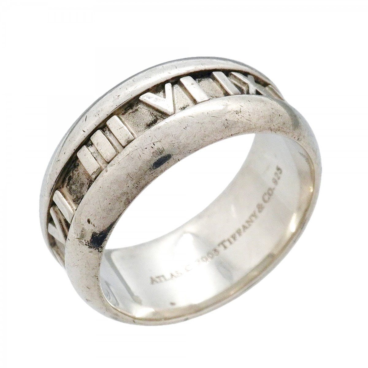 【6jfb0317-k】ティファニー リング アトラス シルバー925 18号【中古】レディース