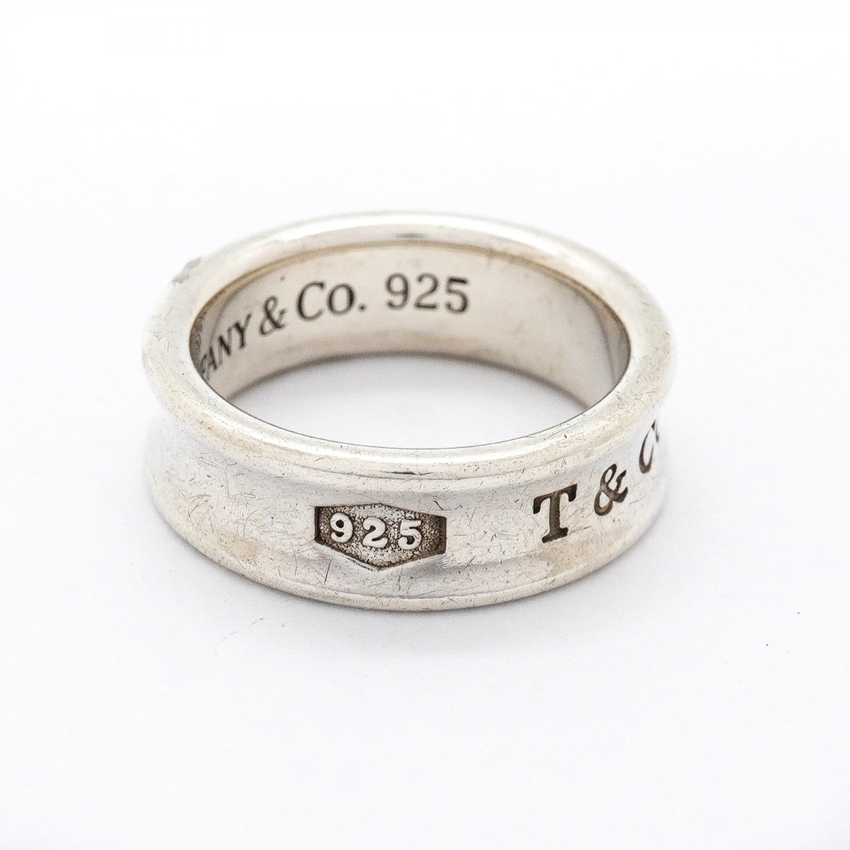【6jfb0318-k】ティファニー リング ナロー シルバー925 13.5号【中古】レディース