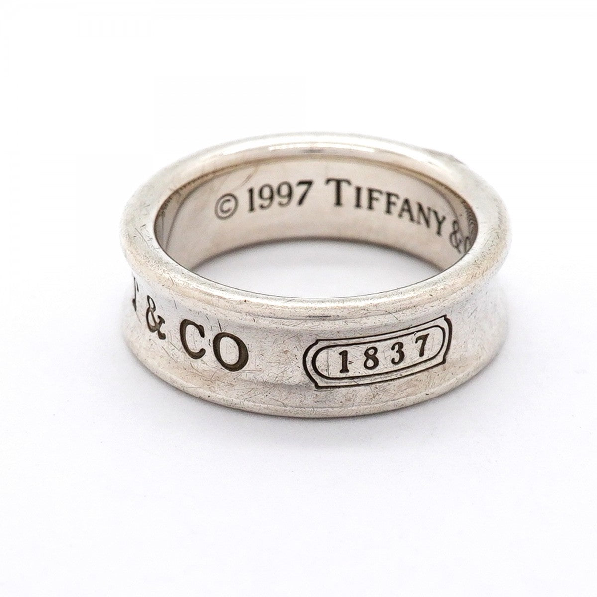 【6jfb0318-k】ティファニー リング ナロー シルバー925 13.5号【中古】レディース