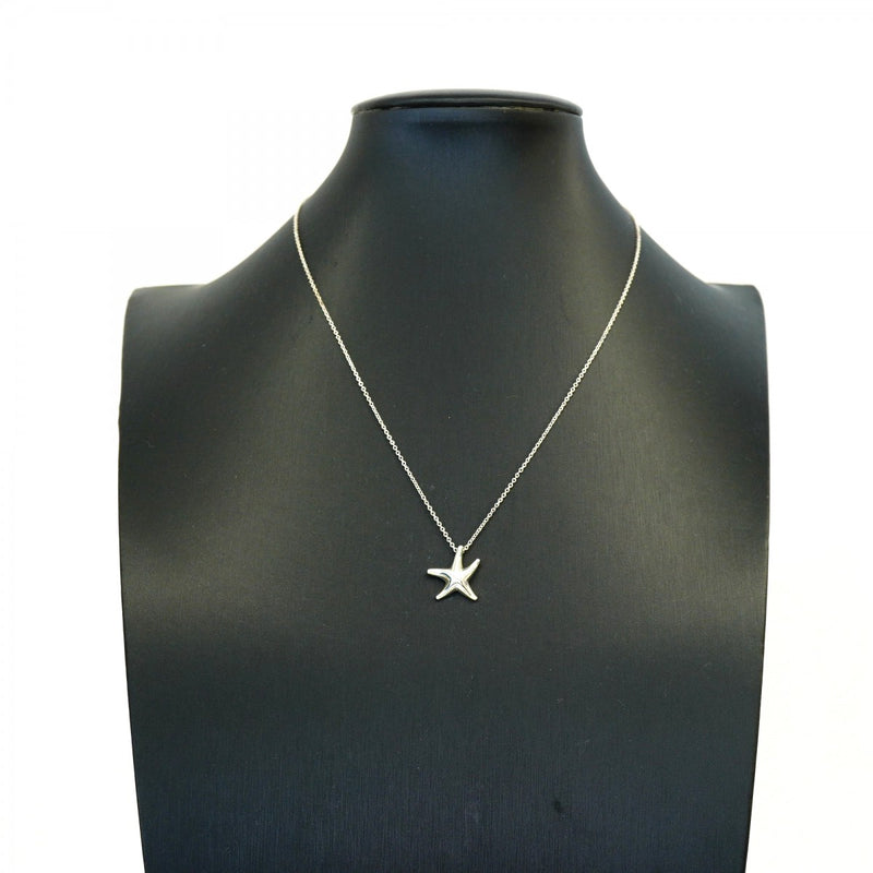 【6jfb0331-k】ティファニー ネックレス スターフィッシュ シルバー925【中古】レディース
