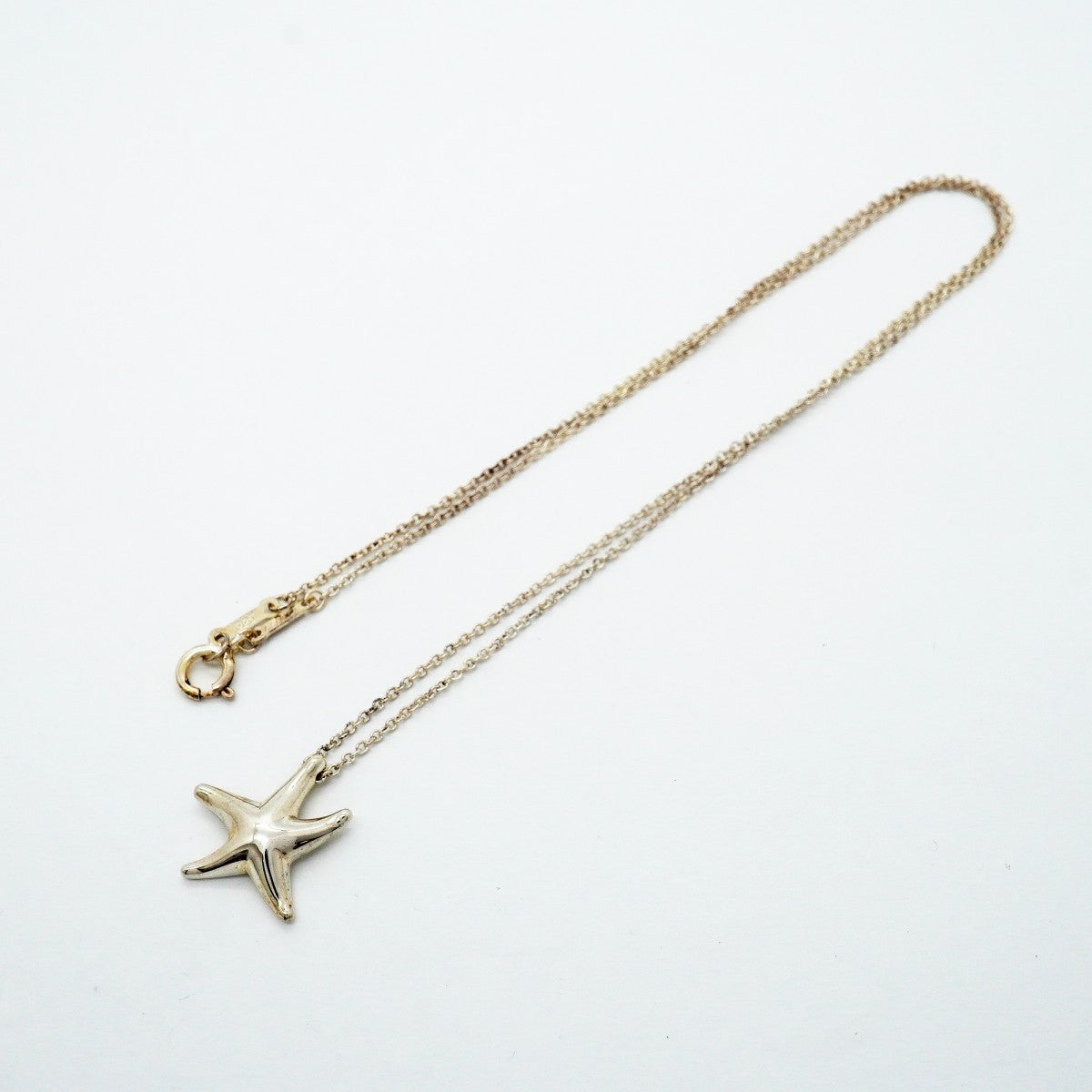 【6jfb0331-k】ティファニー ネックレス スターフィッシュ シルバー925【中古】レディース
