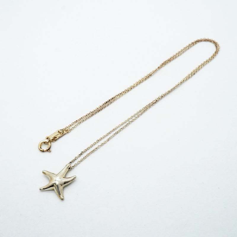 【6jfb0331-k】ティファニー ネックレス スターフィッシュ シルバー925【中古】レディース