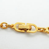 【6jfb0340-k】クリスチャンディオール ブレスレット CDロゴ GPメッキ ゴールド【中古】レディース