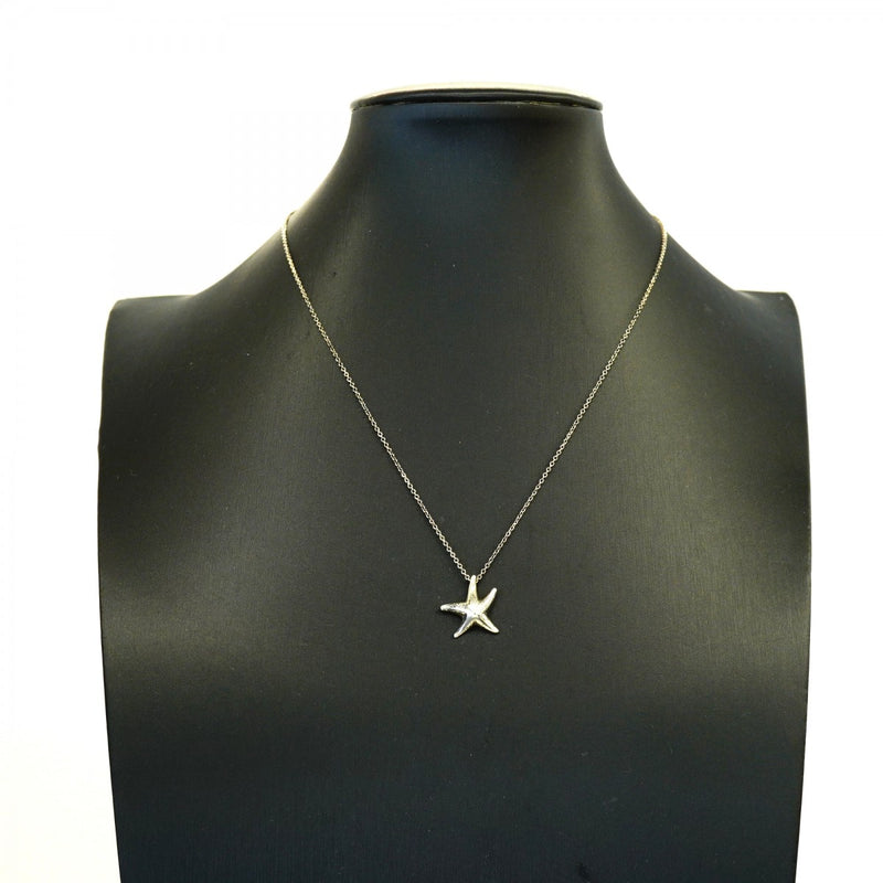 【6jfb0342-k】ティファニー ネックレス スターフィッシュ シルバー925【中古】レディース