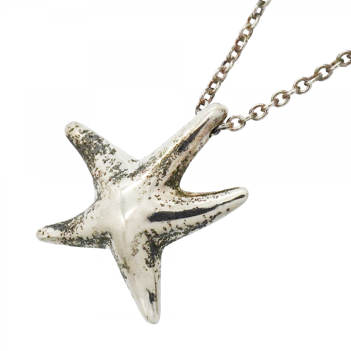 【6jfb0342-k】ティファニー ネックレス スターフィッシュ シルバー925【中古】レディース