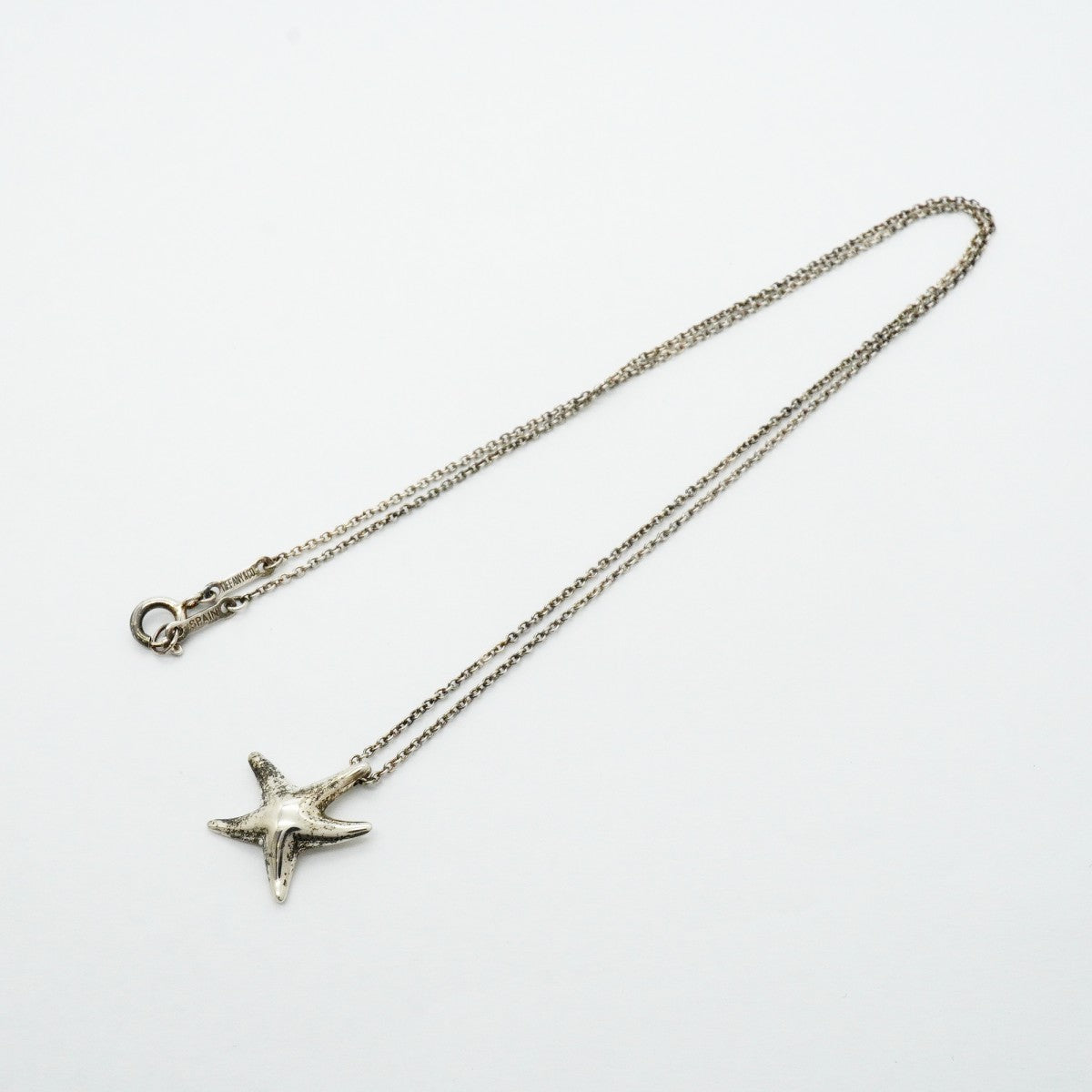 【6jfb0342-k】ティファニー ネックレス スターフィッシュ シルバー925【中古】レディース