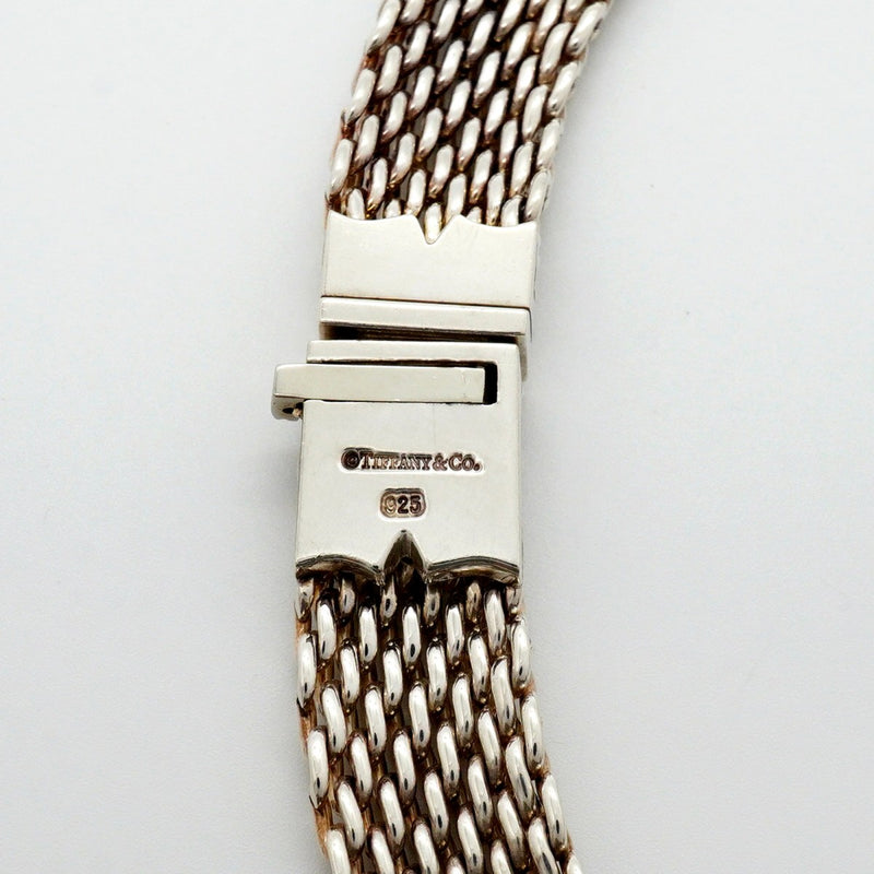 【6jfb0346-k】ティファニー ネックレス サマセット/メッシュ シルバー925【中古】メンズ レディース ユニセックス