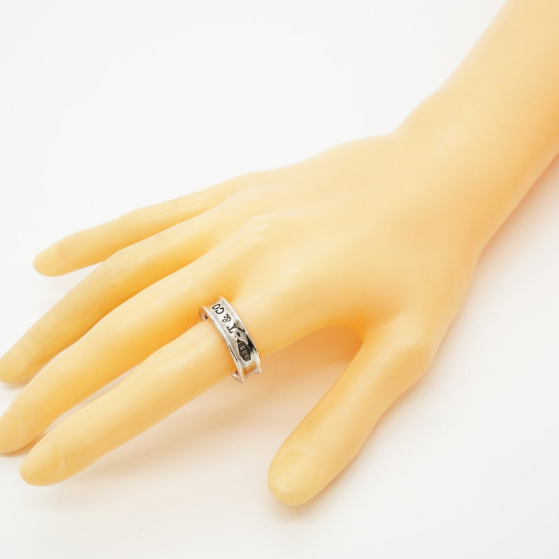 【6jfb0348-k】ティファニー リング ナロー シルバー925 18.5号【中古】メンズ