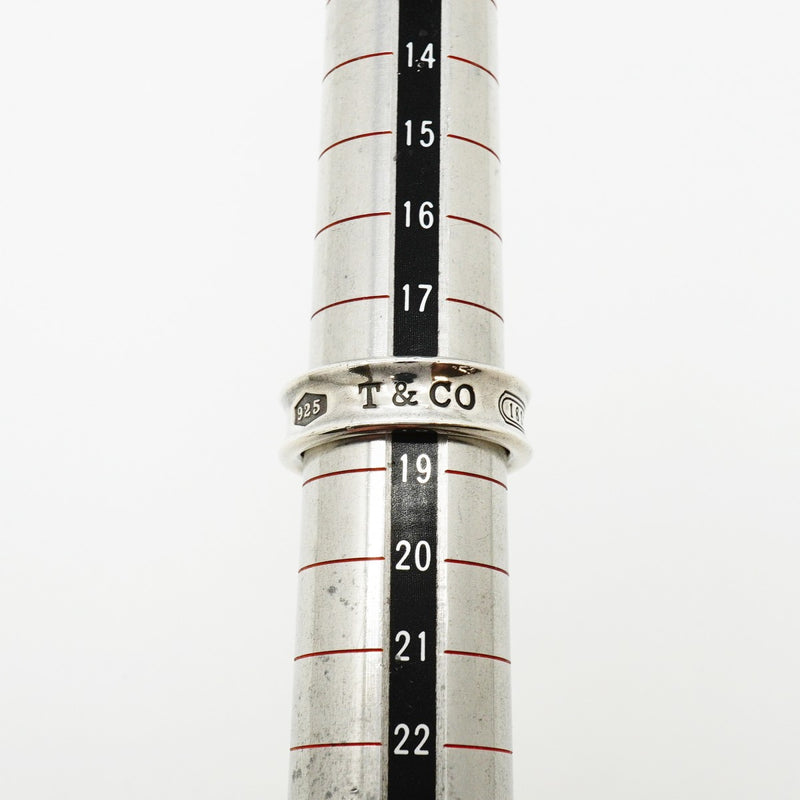 【6jfb0348-k】ティファニー リング ナロー シルバー925 18.5号【中古】メンズ