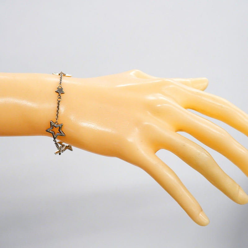 【6jfb0354-k】ティファニー ブレスレット スターリンク シルバー925【中古】レディース