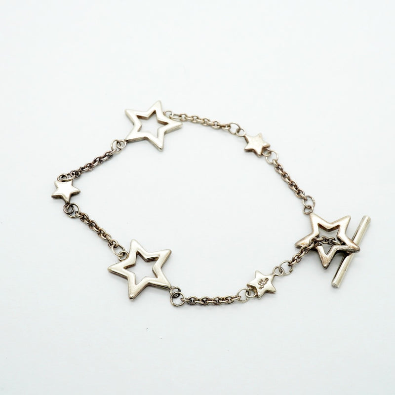 【6jfb0354-k】ティファニー ブレスレット スターリンク シルバー925【中古】レディース