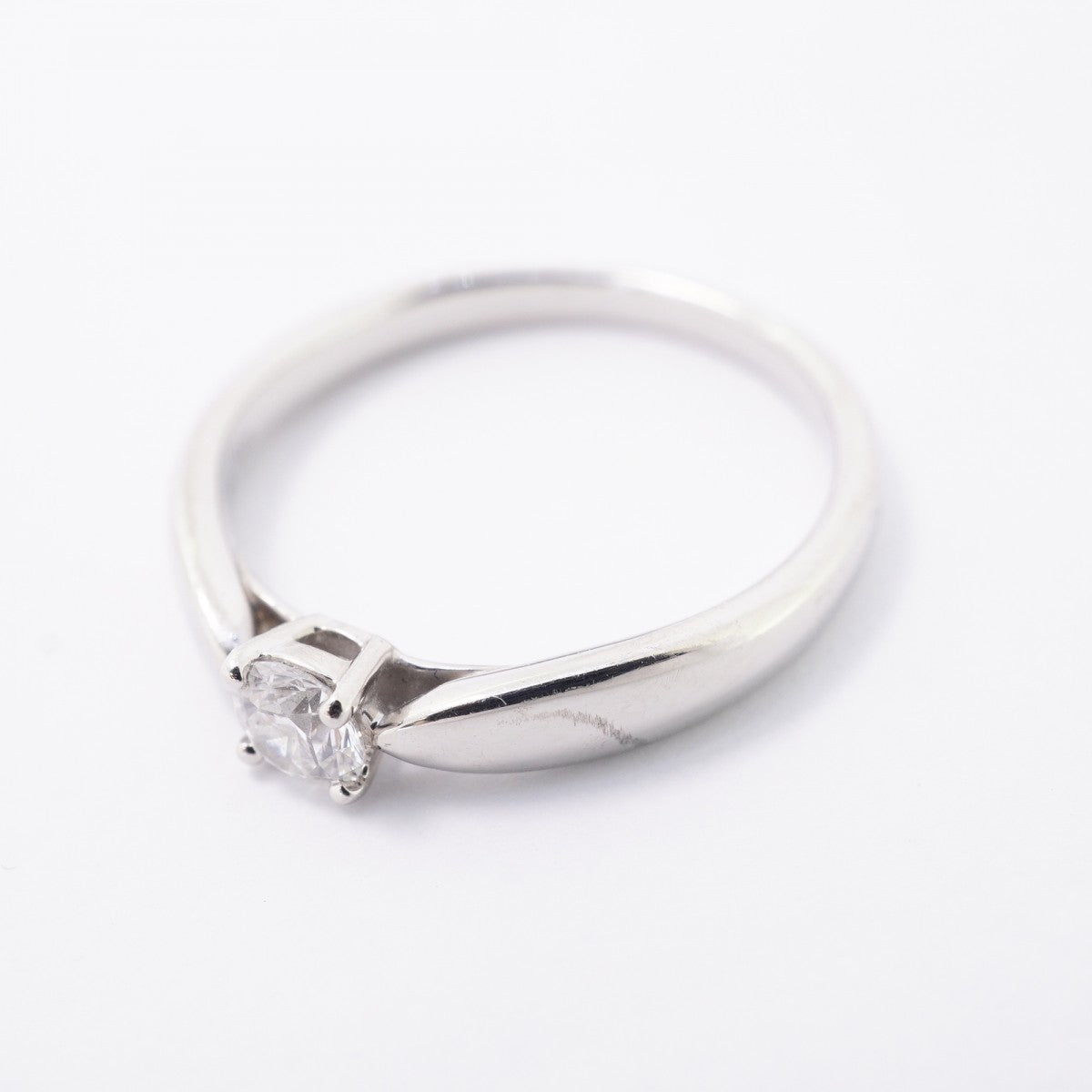 【6jfb0363】ティファニー リング ハーモニー 1PD Pt950 プラチナ ダイヤモンド 0.21ct 11号【中古】レディース