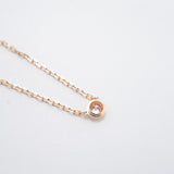 【6jfb0365】カルティエ ネックレス ダムール SM/1PD K18PG ピンクゴールド ダイヤモンド【中古】レディース