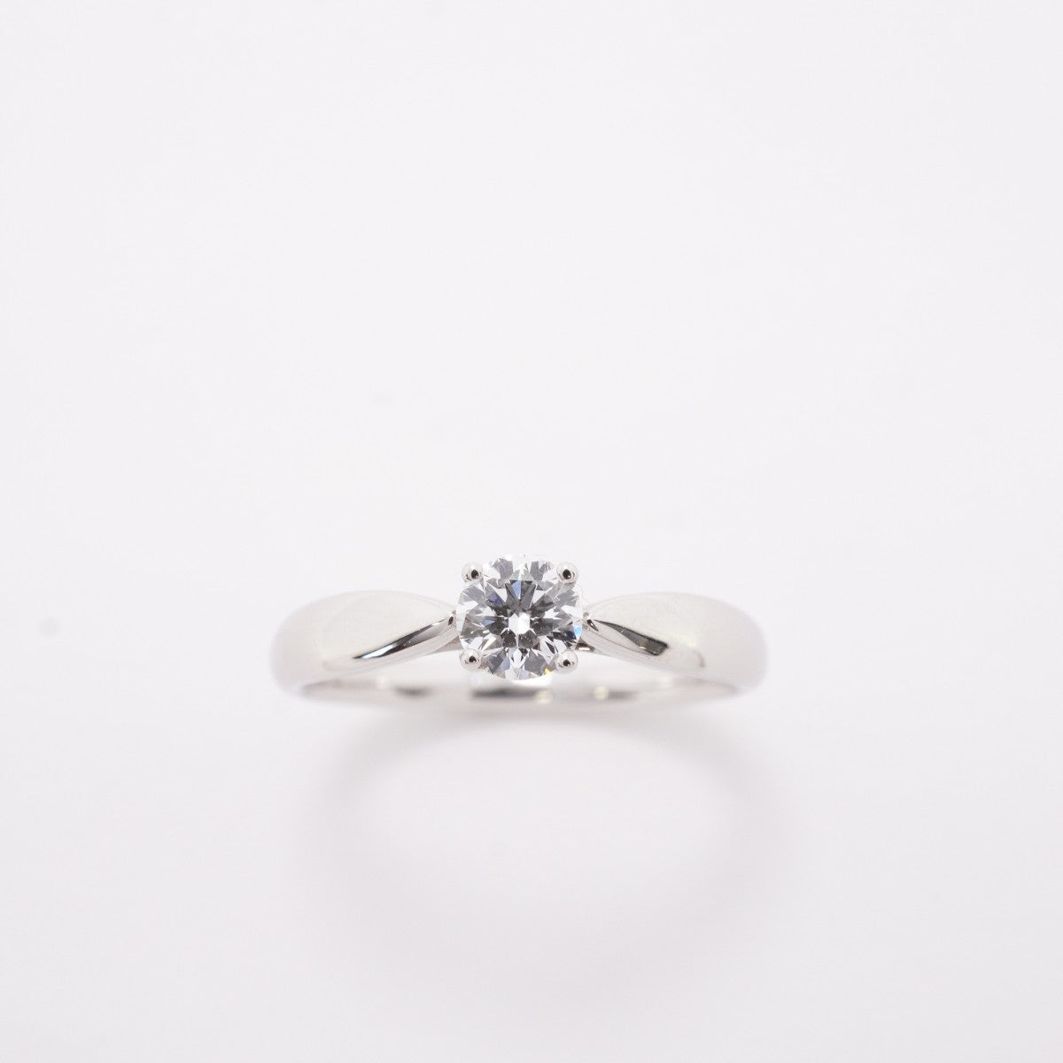 【6jfb0367】ティファニー リング ハーモニー 1PD Pt950 プラチナ ダイヤモンド 0.24ct 7.5号【中古】レディース