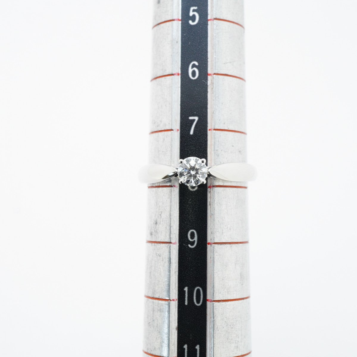 【6jfb0367】ティファニー リング ハーモニー 1PD Pt950 プラチナ ダイヤモンド 0.24ct 7.5号【中古】レディース