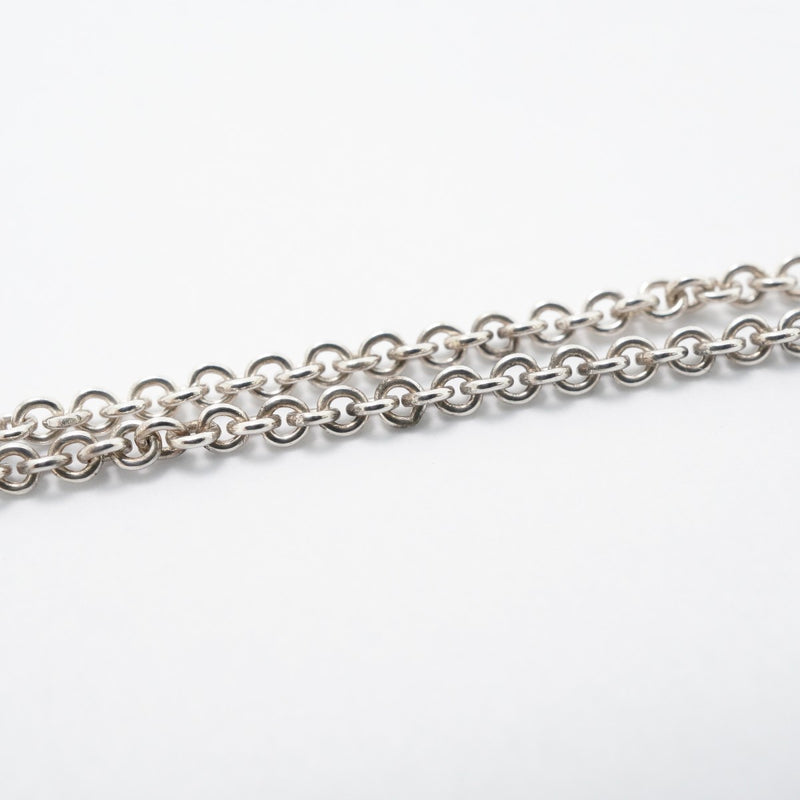 【6jfb0368-k】ティファニー ネックレス シグネチャークロス K18YG イエローゴールド シルバー925【中古】レディース