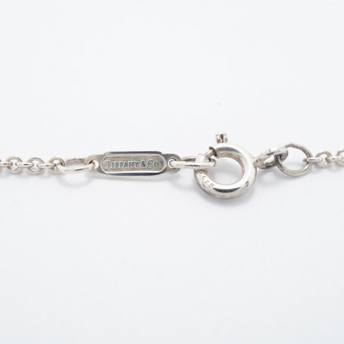 【6jfb0368-k】ティファニー ネックレス シグネチャークロス K18YG イエローゴールド シルバー925【中古】レディース