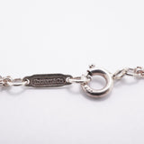 【6jfb0370-k】ティファニー ネックレス インフィニティ ダブルチェーン シルバー925【中古】レディース
