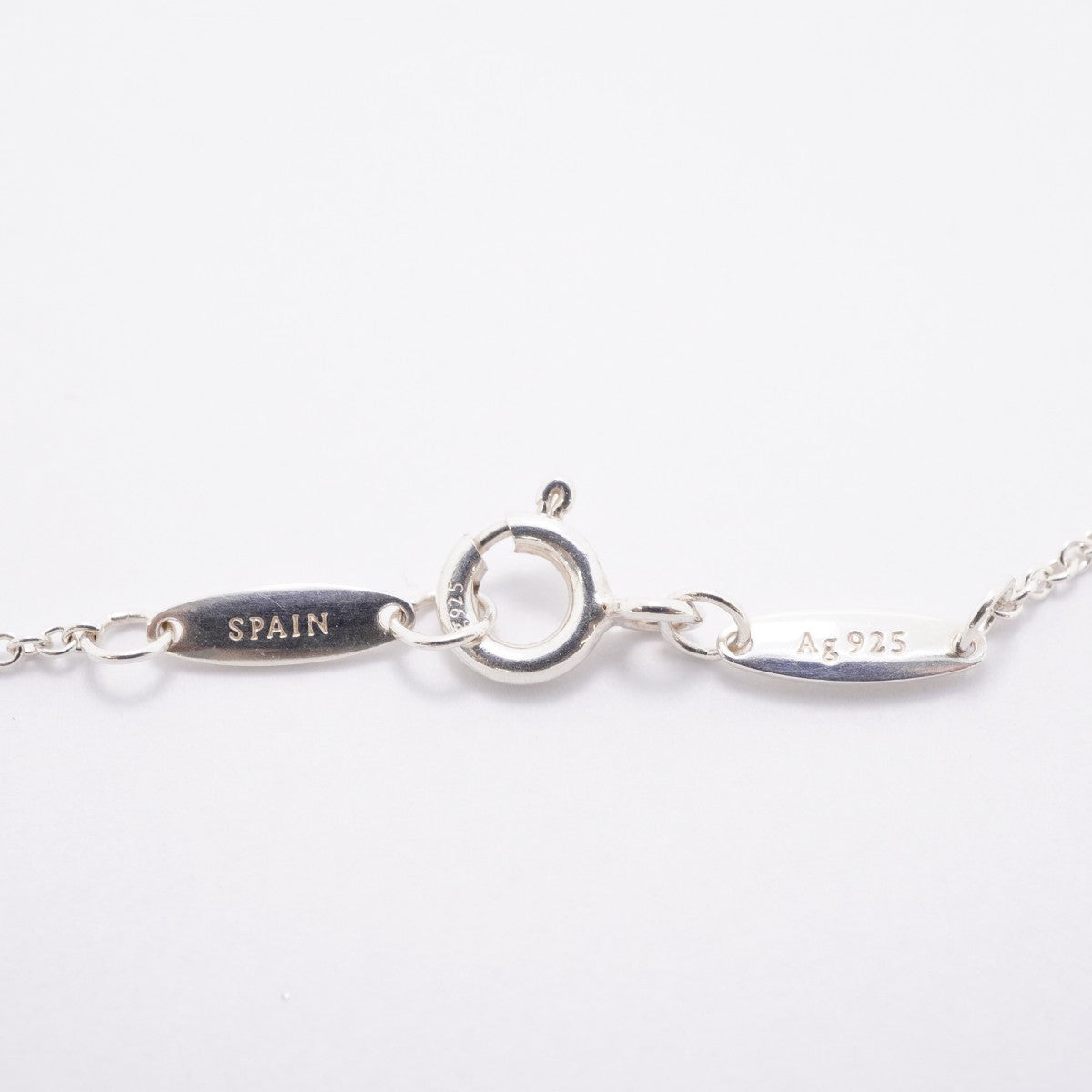 【6jfb0372-k】ティファニー ブレスレット バイザヤード 1PD シルバー925 ダイヤモンド【中古】レディース