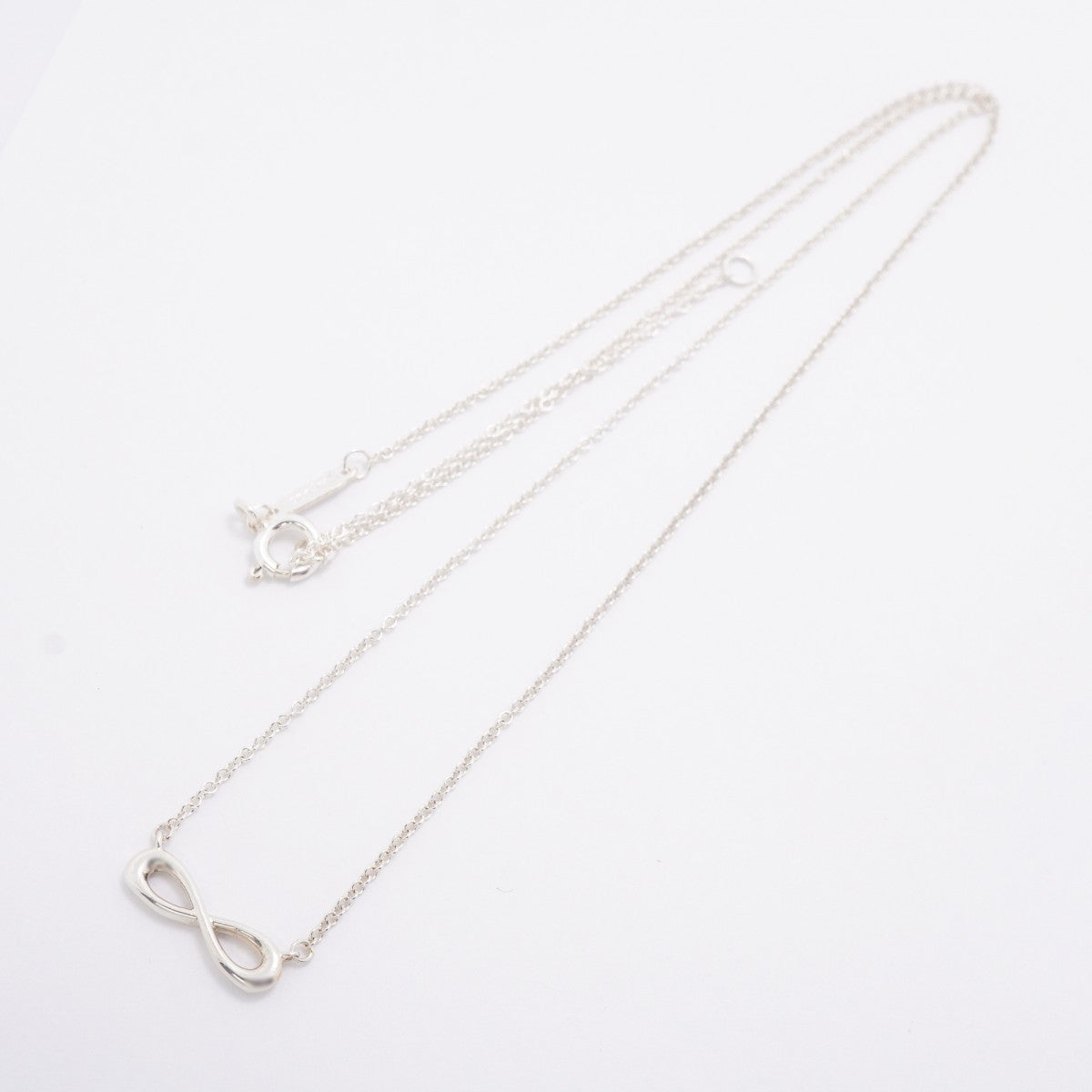 【6jfb0377-k】ティファニー ネックレス インフィニティ シルバー925【中古】レディース