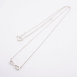 【6jfb0377-k】ティファニー ネックレス インフィニティ シルバー925【中古】レディース