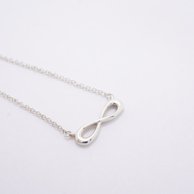 【6jfb0377-k】ティファニー ネックレス インフィニティ シルバー925【中古】レディース