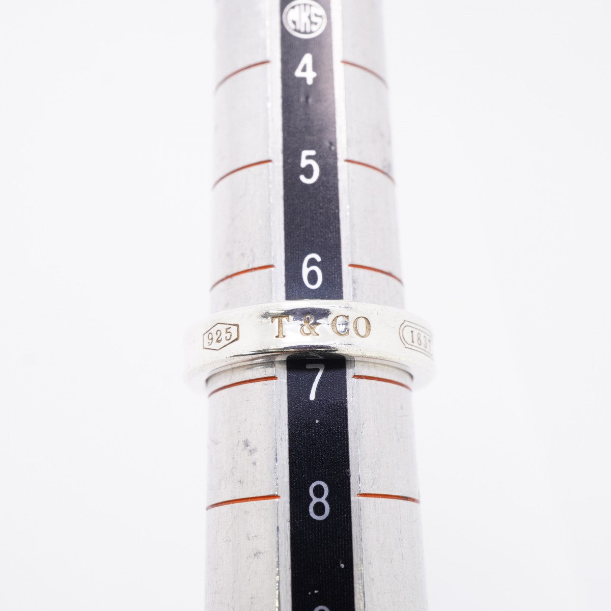 【6jfb0379-k】ティファニー リング ナロー シルバー925 6.5号【中古】レディース