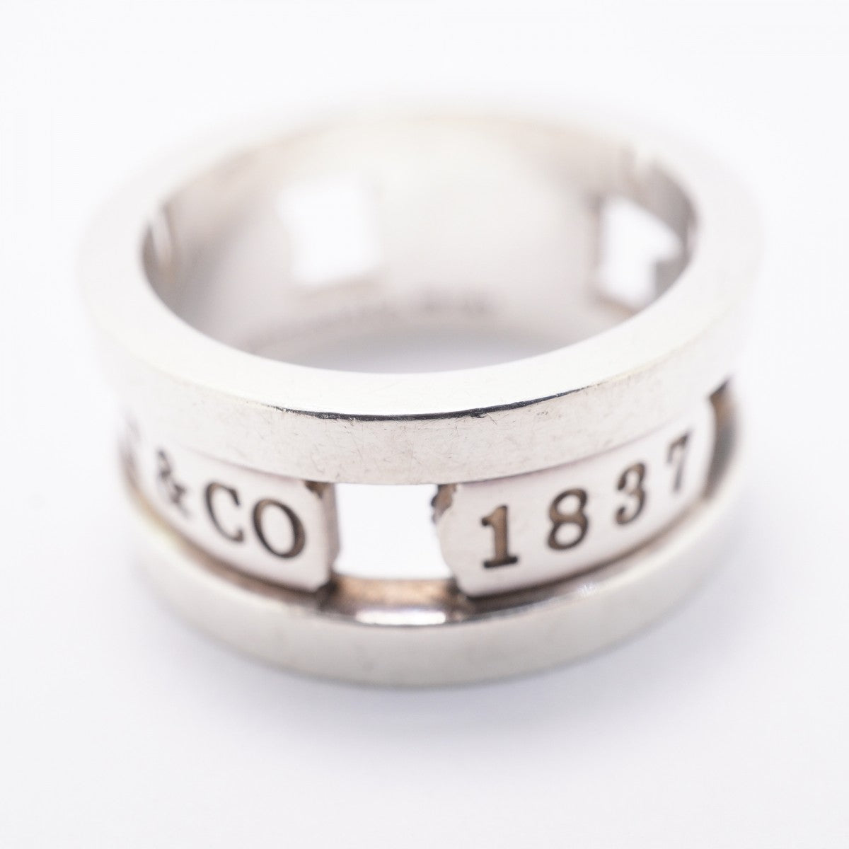 【6jfb0380-k】ティファニー リング 1837/エレメント シルバー925 12号【中古】レディース