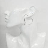 【6jfb0384-k】ティファニー ピアス オープンハート フープ シルバー925【中古】レディース