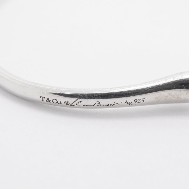 【6jfb0384-k】ティファニー ピアス オープンハート フープ シルバー925【中古】レディース