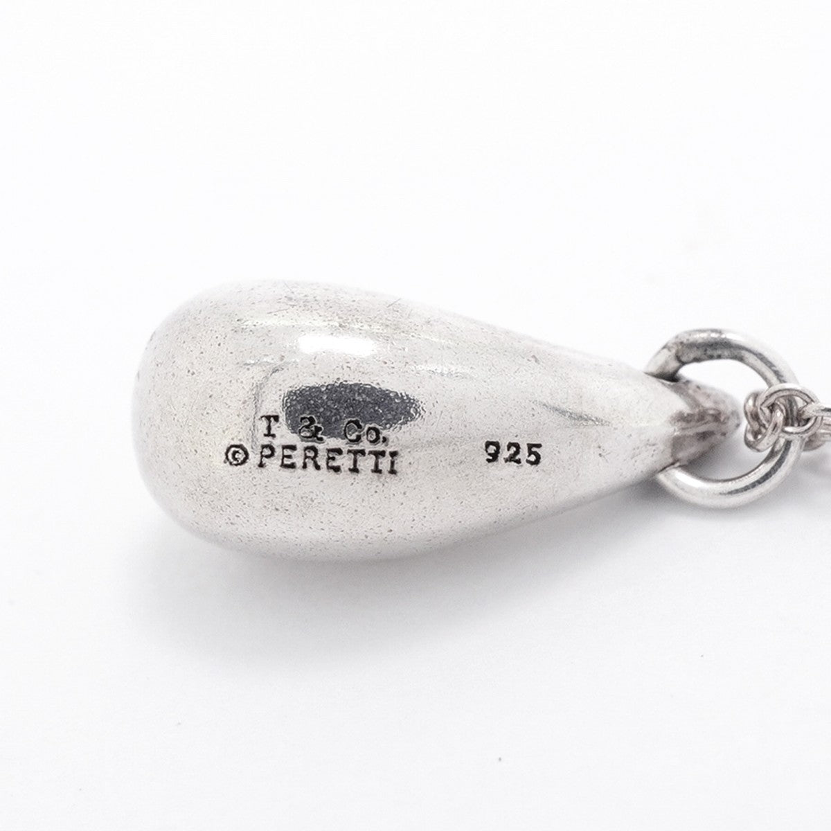 【6jfb0389-k】ティファニー ネックレス ティアドロップ シルバー925【中古】レディース