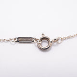 【6jfb0390-k】ティファニー ネックレス ダブルリターントゥハート シルバー925 ブルー【中古】レディース