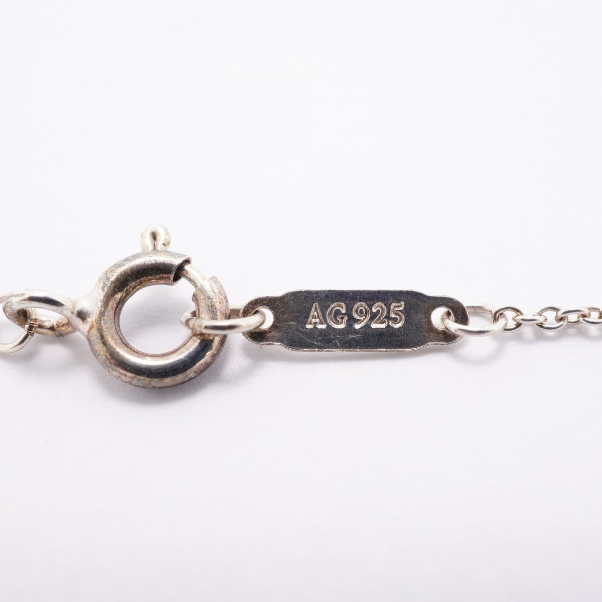 【6jfb0390-k】ティファニー ネックレス ダブルリターントゥハート シルバー925 ブルー【中古】レディース