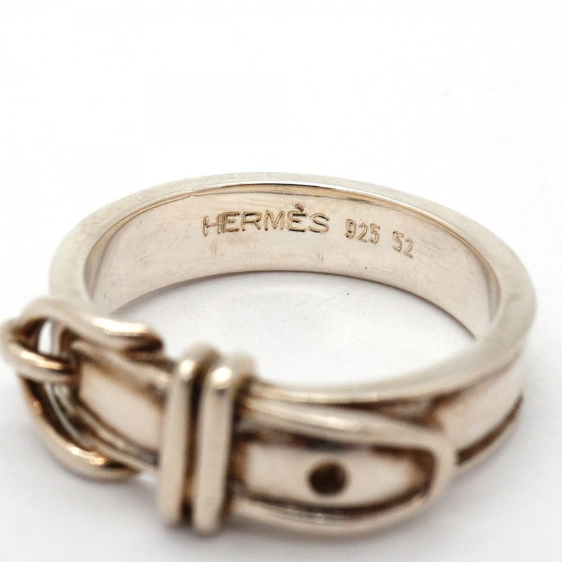 【6jfb0391-k】エルメス リング サンチュール シルバー925 ＃52【中古】レディース