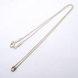 【6jfb0395-k】ティファニー ネックレス バイザヤード 1PD シルバー925 ダイヤモンド【中古】レディース