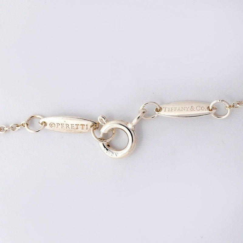 【6jfb0395-k】ティファニー ネックレス バイザヤード 1PD シルバー925 ダイヤモンド【中古】レディース