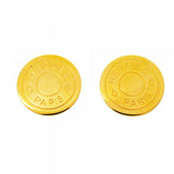 【6jfb0410】エルメス イヤリング セリエ GPメッキ ゴールド【中古】レディース