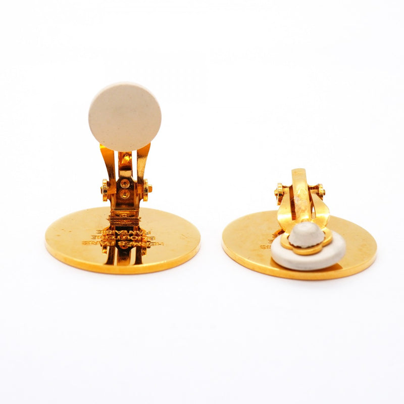 【6jfb0410】エルメス イヤリング セリエ GPメッキ ゴールド【中古】レディース