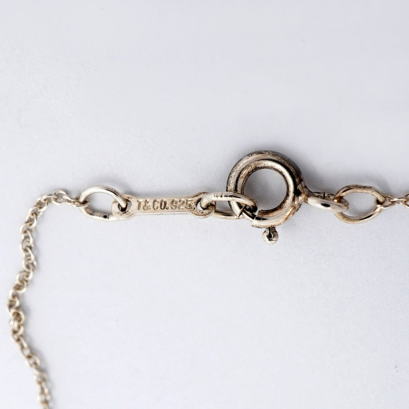【6jfb0411】ティファニー ネックレス スモールクロス シルバー925【中古】レディース