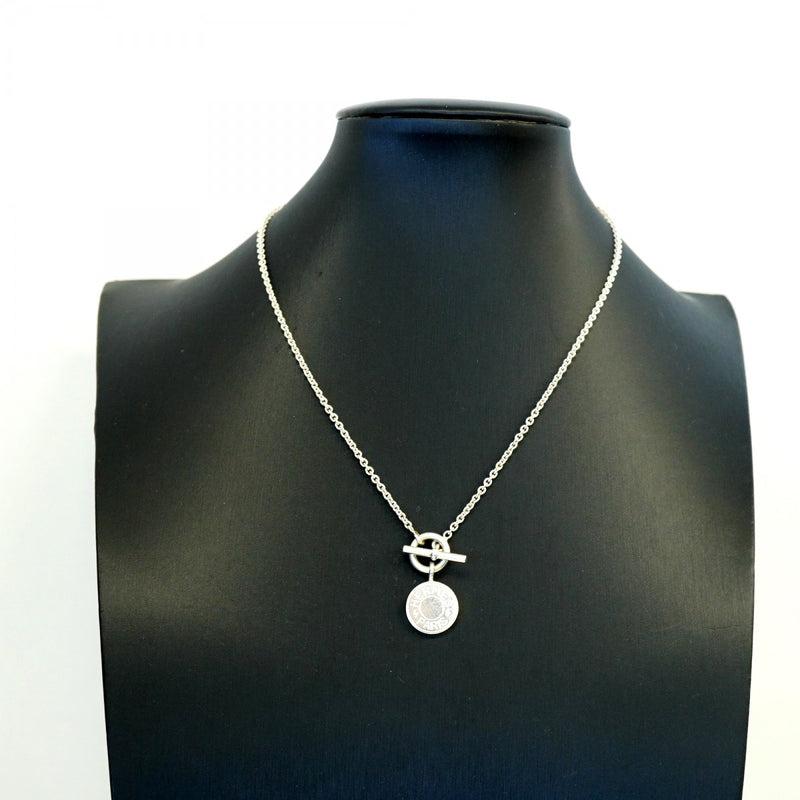 【6jfb0415】エルメス ネックレス セリエ アミュレット シルバー925【中古】レディース