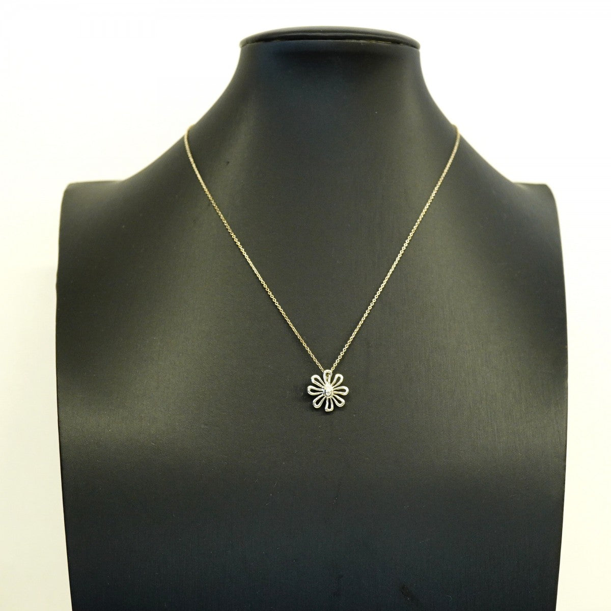【6jfb0421】ティファニー ネックレス デイジー シルバー925【中古】レディース