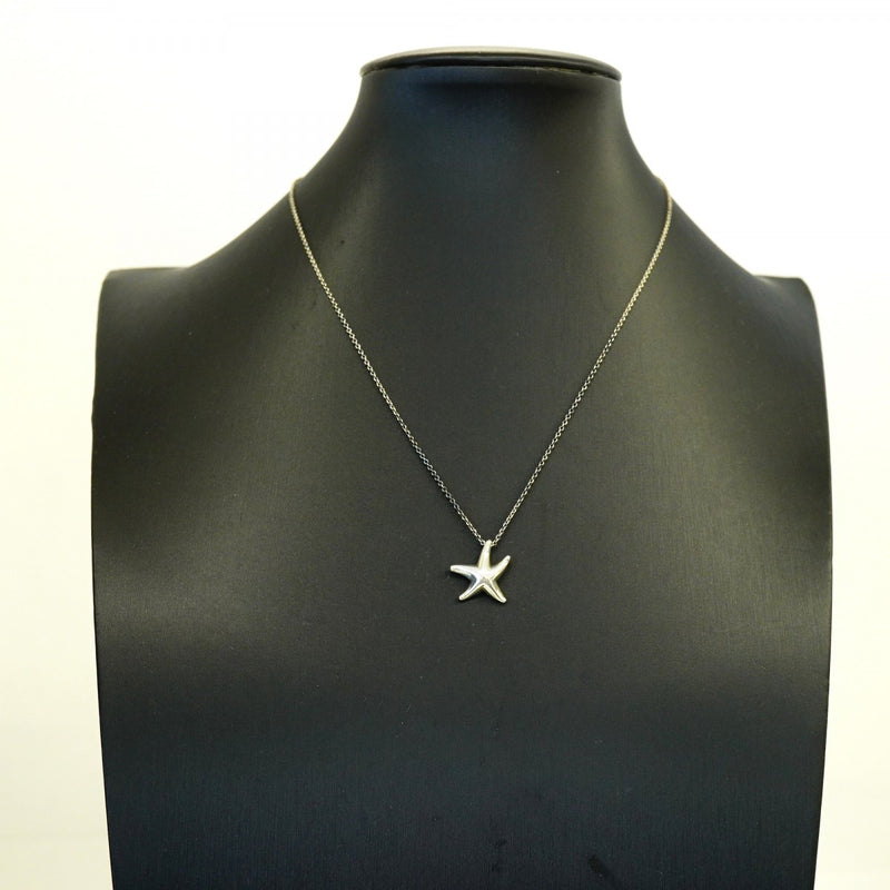 【6jfb0423】ティファニー ネックレス スターフィッシュ シルバー925【中古】レディース