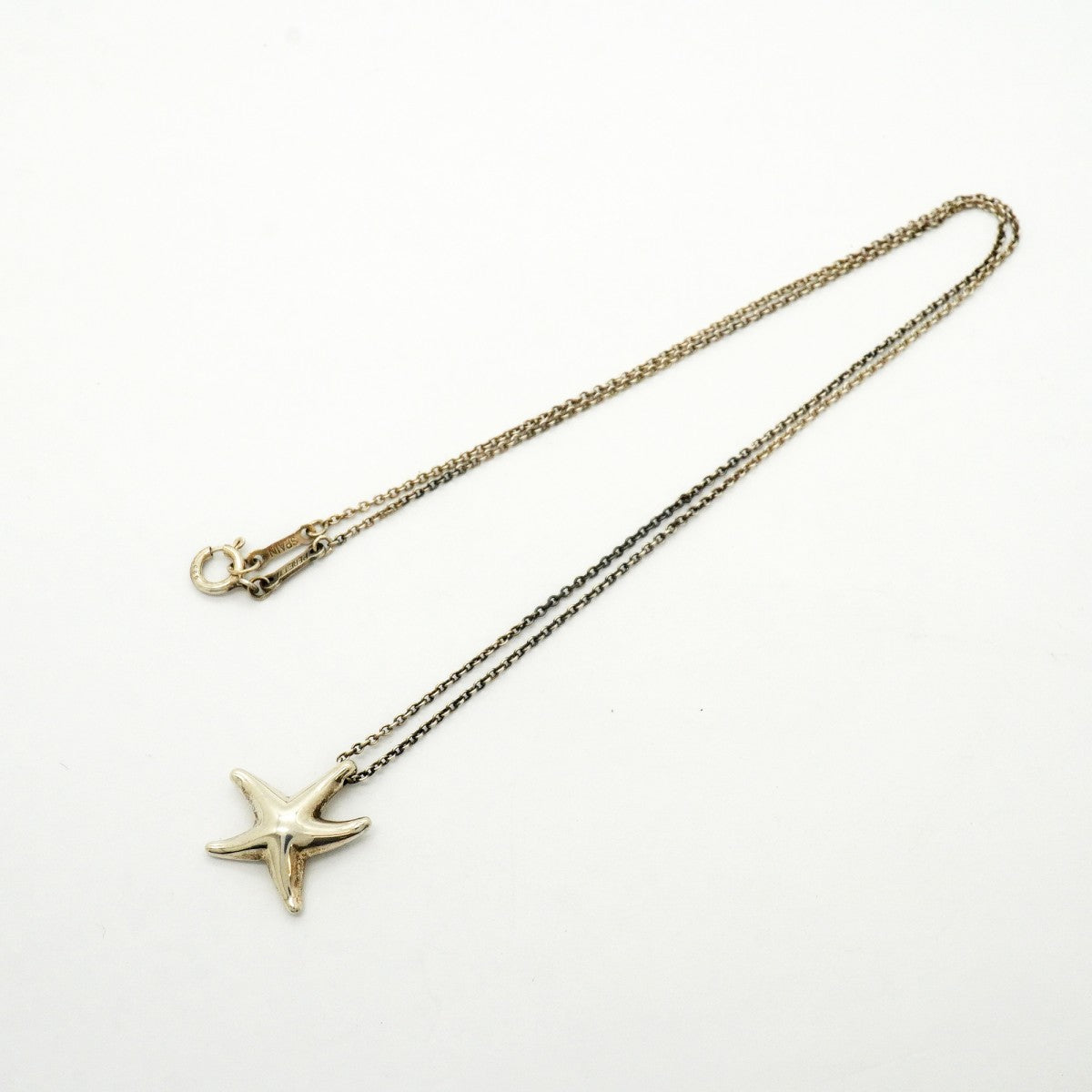 【6jfb0423】ティファニー ネックレス スターフィッシュ シルバー925【中古】レディース