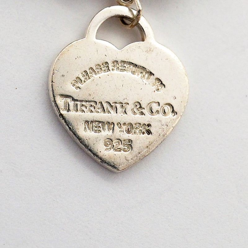 【6jfb0427】ティファニー ブレスレット リターントゥ/ハートタグ/ボールチェーン シルバー925【中古】レディース