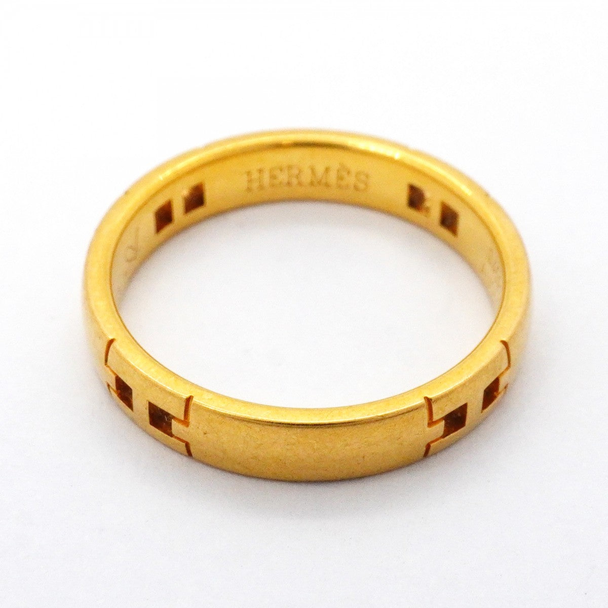 【6jfb0429】エルメス リング ヘラクレス K18YG イエローゴールド ＃51【中古】レディース